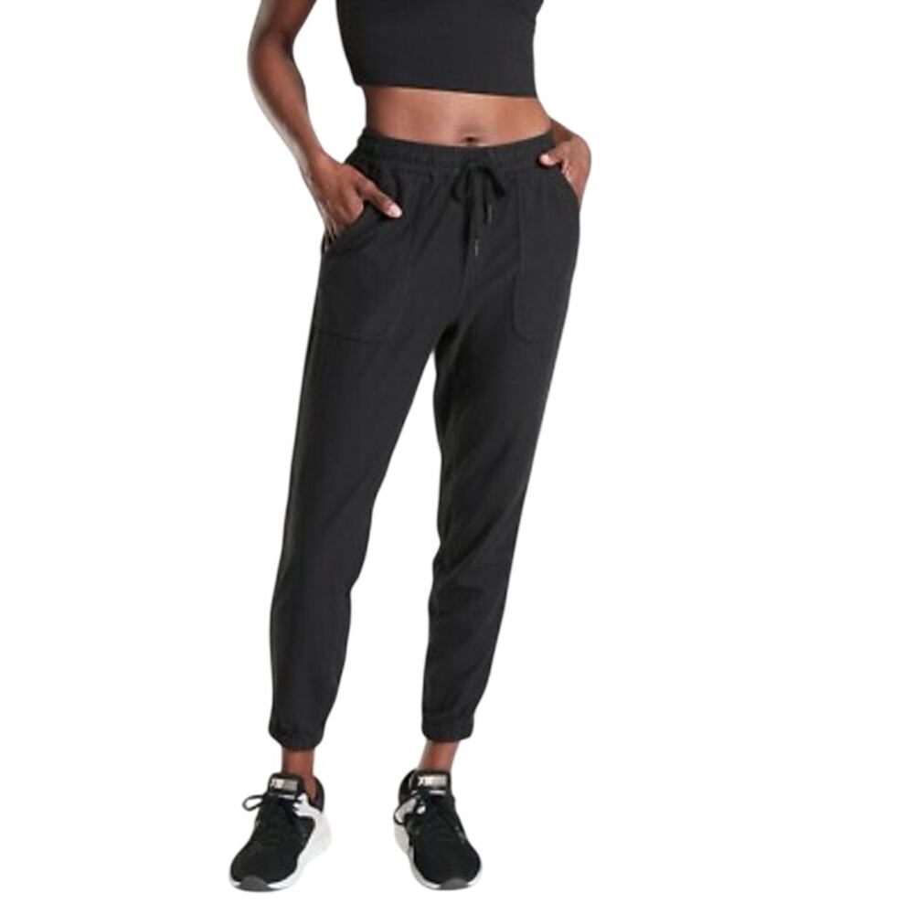 Athleta Farallon Jogger Pant Black #531090 Women's Size 24 New With Tags